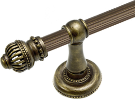 Cricket Cage 32'' cc towel bar 5/8'' reeded center 1776R-3