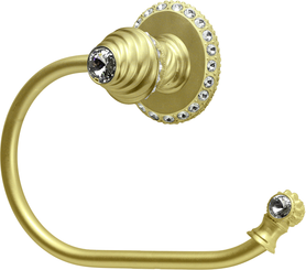 Caché ll large swing tissue smooth ring right with 42 rivoli Swarovski Clear Crystals 1853-8C