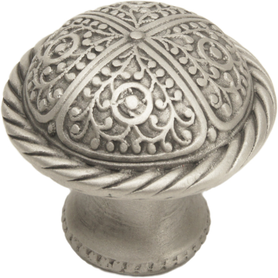 Millennium large knob with rope border 327-11