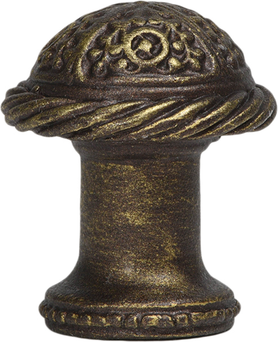 Millennium small knob with rope border 328-3