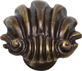 Aphrodite large shell knob 345-3