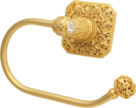 Juliane Grace swing tissue reeded ring right with 131 Swarovski Clear Crystals 4057R-8C