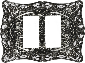 Acanthus Carpe Diem 5004-9 Chalice double rocker/GFI switchplate 5004-9