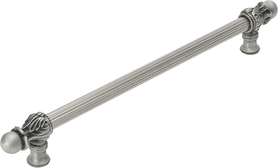 Acanthus 12'' cc with 5/8'' reeded center long pull Romanesque style 5552R-11