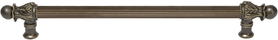 Acanthus 18'' cc with 5/8'' reeded center long pull Romanesque style in Antique Brass. 5553R-3