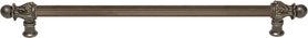 Acanthus 22'' cc with 5/8'' reeded center long pull Romanesque style in Antique Brass. 5554R-3