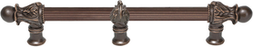 Acanthus 9'' cc with 5/8'' reeded center long pull Romanesque style with center brace 5556R-22