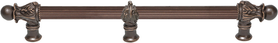 Acanthus 12'' cc with 5/8'' reeded center long pull Romanesque style with center brace 5557R-22