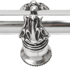 Acanthus 22'' cc with 5/8'' smooth center & center brace long pull Romanesque style in Chalice. 5559-9