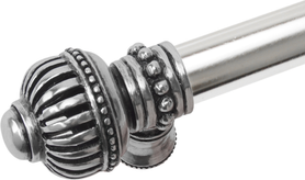 Cricket Cage 12'' cc with 5/8'' smooth center long pull large finial in Chalice. 5572-9