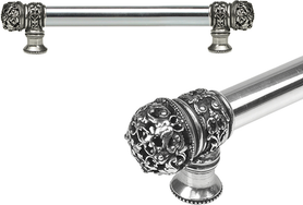 Juliane Grace 6'' cc with 5/8'' smooth center long pull small finial in Chalice. 5610-9