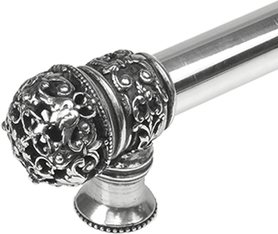 Juliane Grace 22'' cc with 5/8'' smooth center long pull small finial in Chalice. 5614-9