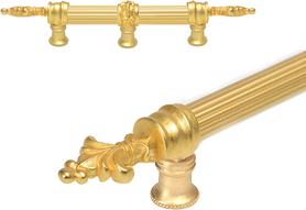 Charlemagne 6'' cc w/ 5/8'' reeded center long pull w/ center brace 5655R-8