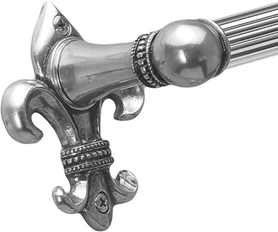 Charlemagne 16'' o.c towel Bar with 5/8'' reeded center 565R-9