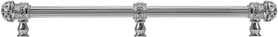 Juliane Grace 18'' o.c with 5/8'' reeded center long pull small finial w/ 61 Swarovski Clear & Aurore Boreale Crystals with center brace 5708R-24CAB