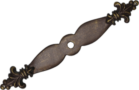 Charlemagne large escutcheon in Antique Brass. 585-3