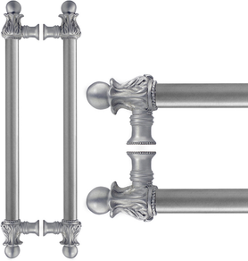 Acanthus Carpe Diem 5862-23 Chrysalis back to back 12'' cc w/ 5/8'' smooth center long pull Romanesque style 5862-23