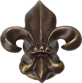 Charlemagne Knob in Antique Brass. 597-3