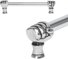 Carpe Diem fist 6'' cc imately w/ 1/2'' smooth round bar long pull 628S-9