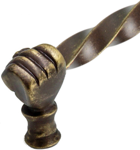 Carpe Diem fist 12'' cc imately w/ 3/8'' twist bar long pull 630-3