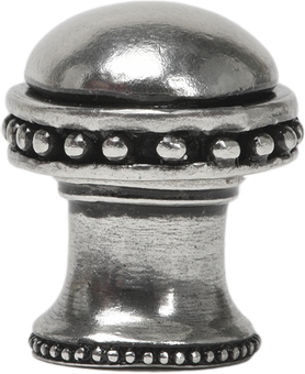 Classic/Beaded Classic medium round knob w/ beaded rim 707-9