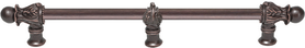 Acanthus 12'' cc with 1/2'' round smooth bar Romanesque style with center brace 782S-22