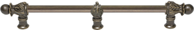 Acanthus 12'' cc with 1/2'' round smooth bar Romanesque style with center brace 782S-3