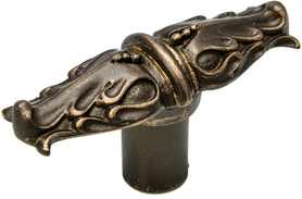 Acanthus leaves large knob Romanesque style 836-3