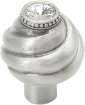 Caché knob with Swarovski Clear Crystals 868-11C