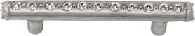 Caché 3'' cc pull with center of Swarovski Clear Crystals 870-11C