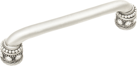 Cache Caché 5'' cc pull with Swarovski Clear Crystals & sleeves in Satin. 898-11C