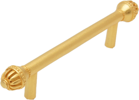 Cricket Cage medium 4'' cc pull in Gilded Mercury. 963-8