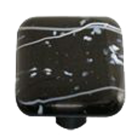 Mardi Gras Collection White with Black Knob