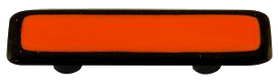 Border Collection Opal Orange Pull with Black