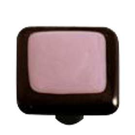 Border Collection Dusty Lilac Knob with Black