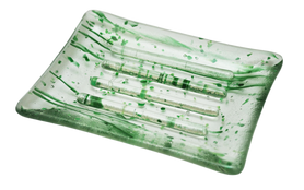 Mardi Gras Collection Green Soap Dish