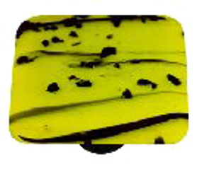 Black Mard Gras, Spring Green, Knob