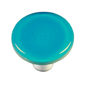 Turquoise Blue Round Knob
