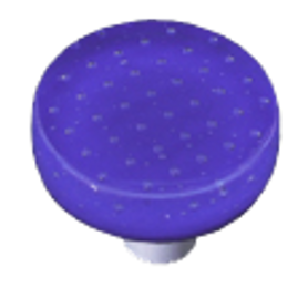 Bubbles Deep Cobalt Blue Circle Knob