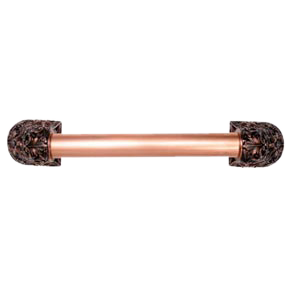 Acanthus Appliance Pull Bar, 12 Inch Drill Center, Antique Copper