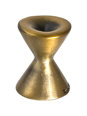 Forged 2 Small Round Knob 5/8'' C-FC29  in Antique Brass