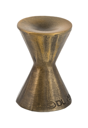 Forged 2 Med. Round Knob 7/8'' C-FC30  in Antique Brass