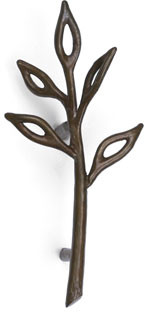 Linea Oliva Cabinet Pull 3'' LO142 in Antique