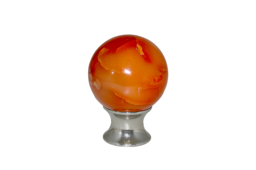 Carnelian with Satin Stainless Steel Base