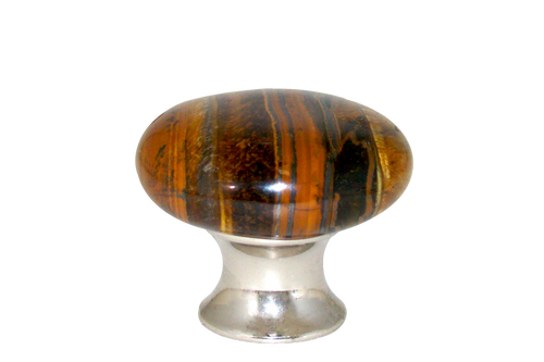 Banded Tiger Eye with Oil Rubbed Bronze Base