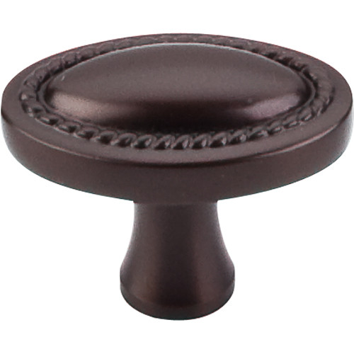 Oil Rubbed Oval Rope Knob 1 1/4'' M751  in Oil Rubbed Bronze