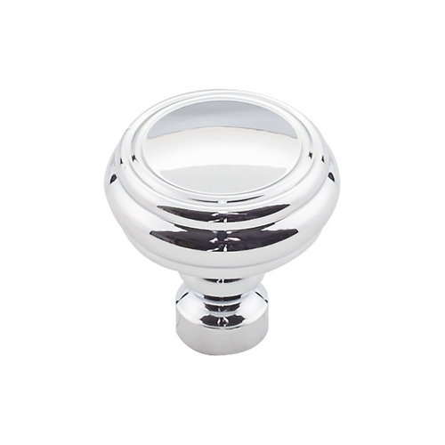 Brixton Rimmed Knob 1 1/4 Inch in Polished Chrome TK880PC
