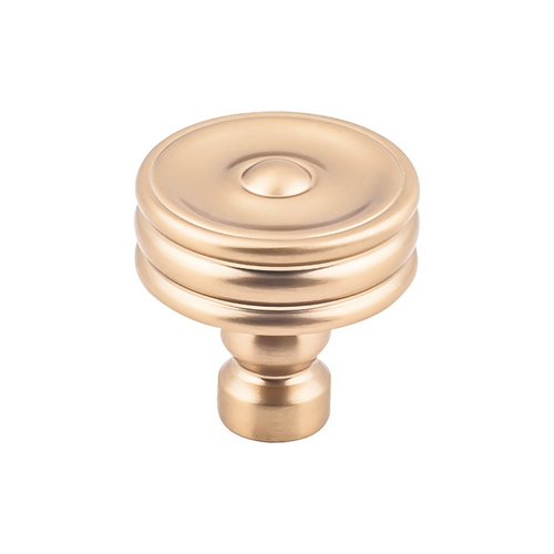 Brixton Ridged Knob 1 1/4 Inch in Honey Bronze TK881HB