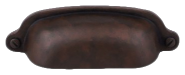 Cup Pull 2 9/16 Inch cc in Patina Rouge M1210