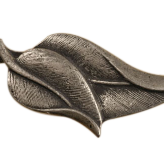 Double Leaves-Lg Knob